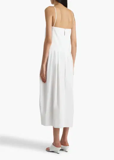 Khaite Adira Dress In Chalk | Thumbnail 4 Khaite Adira Dress In Chalk | Thumbnail 4