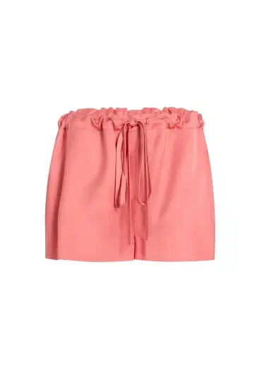 Khaite Robbie Short In Dahlia | Thumbnail 1 Khaite Robbie Short In Dahlia | Thumbnail 1