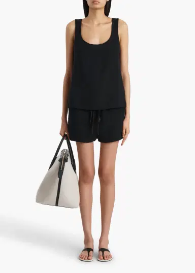 Khaite Robbie Short In Black | Thumbnail 2 Khaite Robbie Short In Black | Thumbnail 2