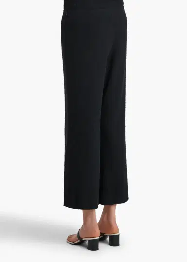 Khaite Walter Pant In Black Textured Giro Inglese | Thumbnail 4 Khaite Walter Pant In Black Textured Giro Inglese | Thumbnail 4