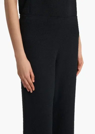 Khaite Walter Pant In Black Textured Giro Inglese | Thumbnail 5 Khaite Walter Pant In Black Textured Giro Inglese | Thumbnail 5