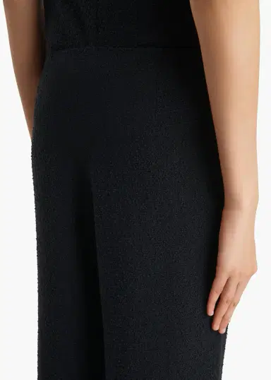 Khaite Walter Pant In Black Textured Giro Inglese | Thumbnail 6 Khaite Walter Pant In Black Textured Giro Inglese | Thumbnail 6