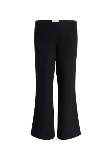 Khaite Walter Pant In Black Textured Giro Inglese | Thumbnail 1 Khaite Walter Pant In Black Textured Giro Inglese | Thumbnail 1