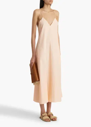 Khaite Iben Dress In Light Peach | Thumbnail 2 Khaite Iben Dress In Light Peach | Thumbnail 2