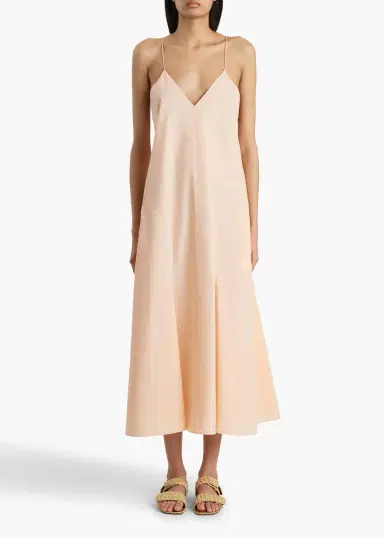 Khaite Iben Dress In Light Peach | Thumbnail 3 Khaite Iben Dress In Light Peach | Thumbnail 3