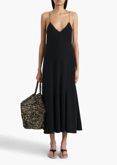 Khaite Iben Dress In Black | Thumbnail 2 Khaite Iben Dress In Black | Thumbnail 2