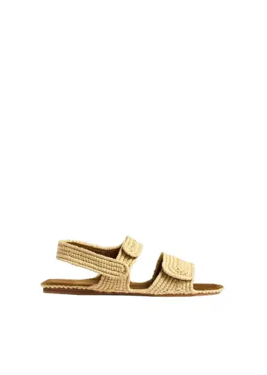 Khaite Boden Sandal In Natural Raffia | Thumbnail 1 Khaite Boden Sandal In Natural Raffia | Thumbnail 1
