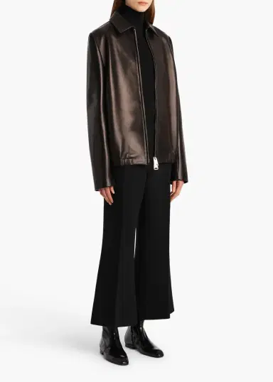 Khaite Walter Pant In Black Crepe | Thumbnail 2 Khaite Walter Pant In Black Crepe | Thumbnail 2