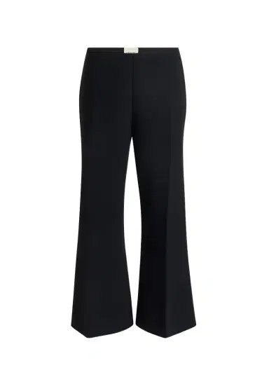 Khaite Walter Pant In Black Crepe | Thumbnail 1 Khaite Walter Pant In Black Crepe | Thumbnail 1