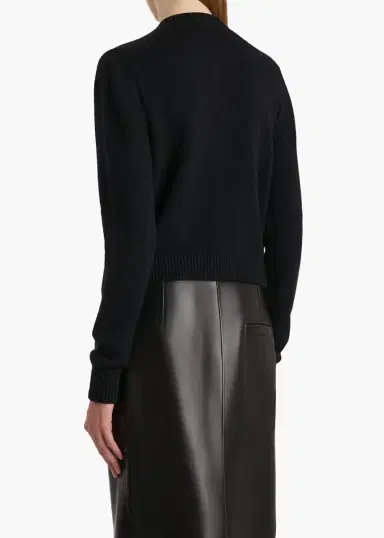 Khaite Everheart Cardigan In Black | Thumbnail 4 Khaite Everheart Cardigan In Black | Thumbnail 4