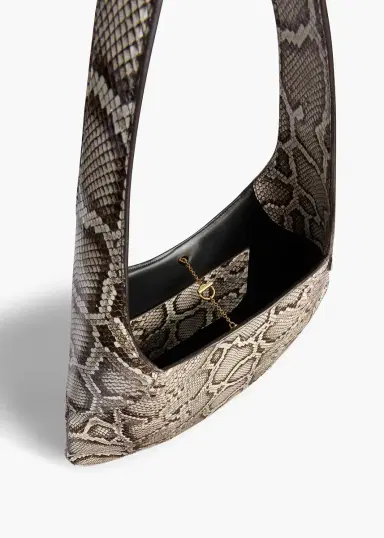 Khaite Large Joan Hobo In Natural Python | Thumbnail 3 Khaite Large Joan Hobo In Natural Python | Thumbnail 3