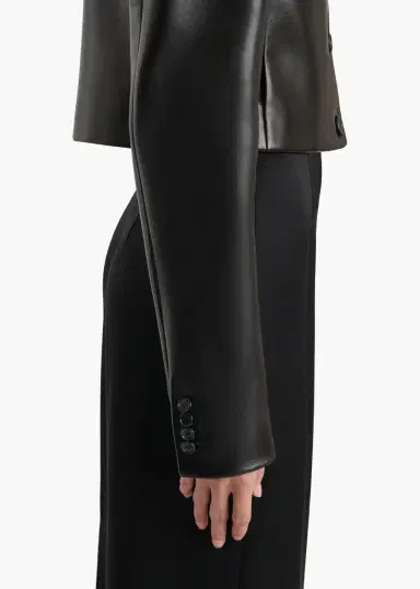 Khaite Roto Jacket In Black Leather | Thumbnail 6 Khaite Roto Jacket In Black Leather | Thumbnail 6