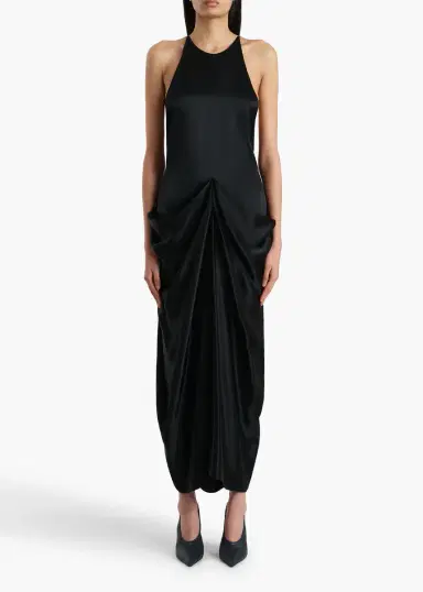 Khaite Kent Dress In Black | Thumbnail 3 Khaite Kent Dress In Black | Thumbnail 3