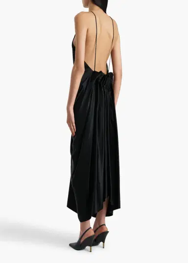 Khaite Kent Dress In Black | Thumbnail 4 Khaite Kent Dress In Black | Thumbnail 4