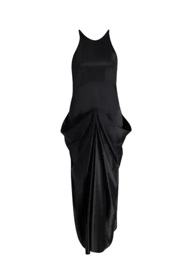 Khaite Kent Dress In Black | Thumbnail 1 Khaite Kent Dress In Black | Thumbnail 1