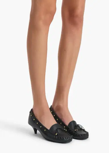 Khaite Milly Pump In Black Pebbled Leather | Thumbnail 5 Khaite Milly Pump In Black Pebbled Leather | Thumbnail 5