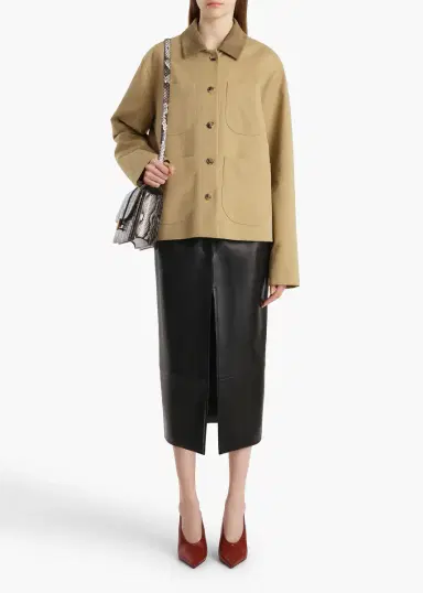Khaite Wyatt Jacket In Wheat | Thumbnail 2 Khaite Wyatt Jacket In Wheat | Thumbnail 2