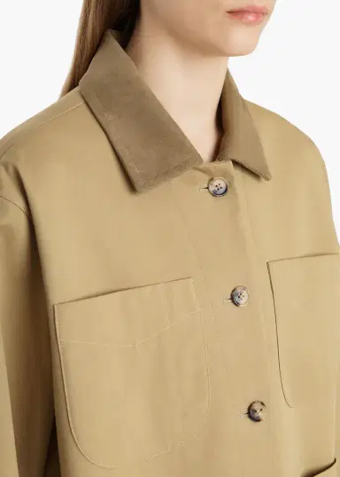 Khaite Wyatt Jacket In Wheat | Thumbnail 5 Khaite Wyatt Jacket In Wheat | Thumbnail 5