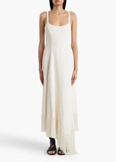 Khaite Vivian Dress In Cream | Thumbnail 2 Khaite Vivian Dress In Cream | Thumbnail 2