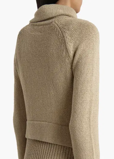 Khaite Lorrai Cardigan In Beige | Thumbnail 6 Khaite Lorrai Cardigan In Beige | Thumbnail 6