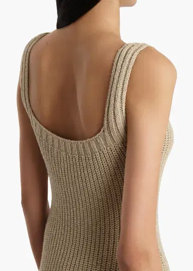Khaite Lex Dress In Beige | Thumbnail 6 Khaite Lex Dress In Beige | Thumbnail 6