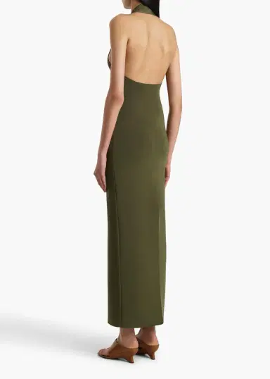Khaite Mahi Dress In Olive | Thumbnail 4 Khaite Mahi Dress In Olive | Thumbnail 4