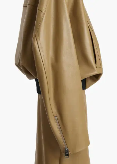 Khaite Hamett Jacket In Gold Ochre Leather | Thumbnail 6 Khaite Hamett Jacket In Gold Ochre Leather | Thumbnail 6