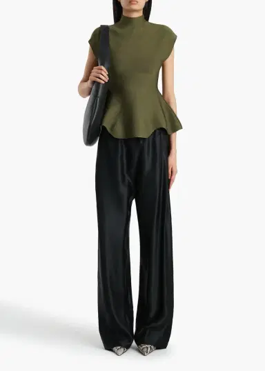 Khaite Andra Top In Olive | Thumbnail 2 Khaite Andra Top In Olive | Thumbnail 2
