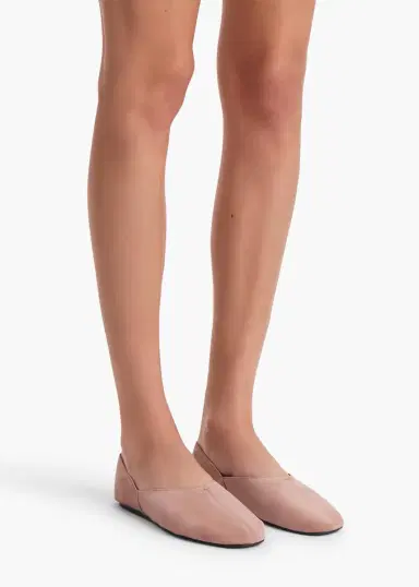 Khaite Jane Flat In Dusty Pink Suede | Thumbnail 4 Khaite Jane Flat In Dusty Pink Suede | Thumbnail 4