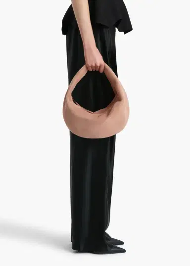 Khaite Medium Olivia Hobo In Dusty Pink Suede | Thumbnail 5 Khaite Medium Olivia Hobo In Dusty Pink Suede | Thumbnail 5