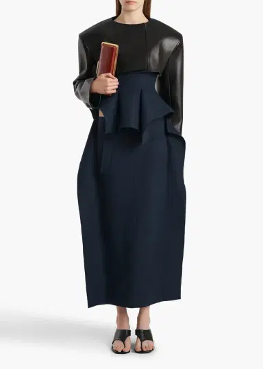 Khaite Gorgi Skirt In Dark | Thumbnail 2 Khaite Gorgi Skirt In Dark | Thumbnail 2