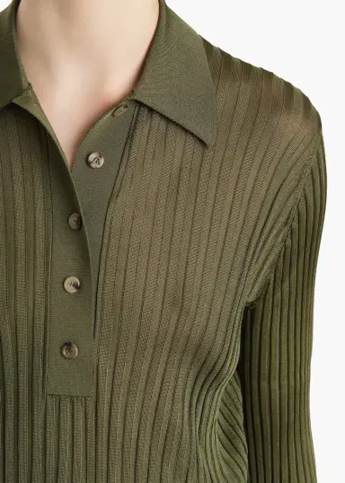 Khaite Vin Top In Olive | Thumbnail 5 Khaite Vin Top In Olive | Thumbnail 5