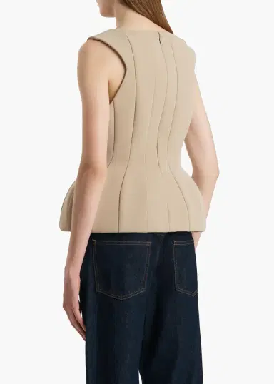 Khaite Dani Top In Tea Stain | Thumbnail 4 Khaite Dani Top In Tea Stain | Thumbnail 4