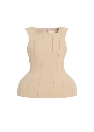 Khaite Dani Top In Tea Stain | Thumbnail 1 Khaite Dani Top In Tea Stain | Thumbnail 1