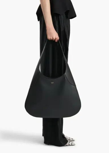 Khaite Large Joan Hobo In Black Leather | Thumbnail 5 Khaite Large Joan Hobo In Black Leather | Thumbnail 5