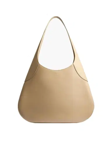 Khaite Large Joan Hobo In Toffee Leather | Thumbnail 1 Khaite Large Joan Hobo In Toffee Leather | Thumbnail 1