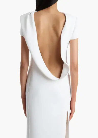 Khaite Iryl Dress In Chalk | Thumbnail 6 Khaite Iryl Dress In Chalk | Thumbnail 6