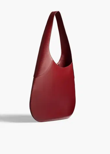 Khaite Large Joan Hobo In Oxblood Leather | Thumbnail 2 Khaite Large Joan Hobo In Oxblood Leather | Thumbnail 2