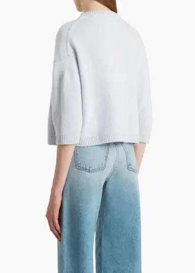 Khaite Sabina Sweater In Ice Blue | Thumbnail 4 Khaite Sabina Sweater In Ice Blue | Thumbnail 4