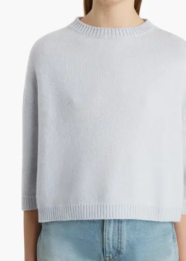 Khaite Sabina Sweater In Ice Blue | Thumbnail 5 Khaite Sabina Sweater In Ice Blue | Thumbnail 5