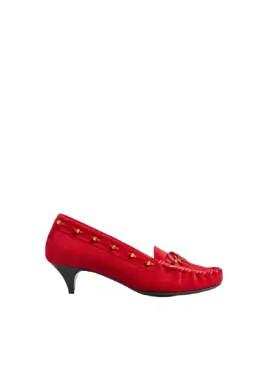 Khaite Milly Pump In Lipstick Suede | Thumbnail 1 Khaite Milly Pump In Lipstick Suede | Thumbnail 1