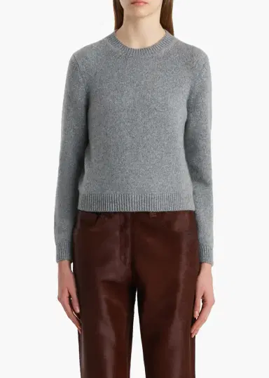 Khaite Leta Sweater In Fog | Thumbnail 3 Khaite Leta Sweater In Fog | Thumbnail 3