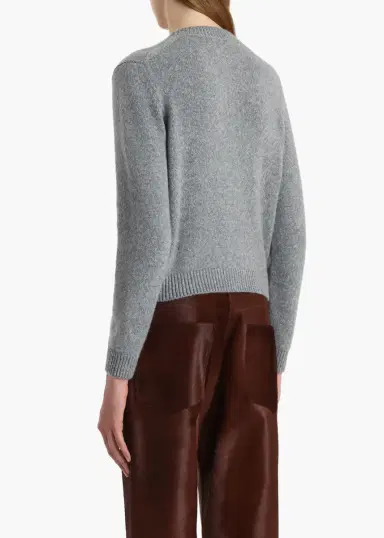 Khaite Leta Sweater In Fog | Thumbnail 4 Khaite Leta Sweater In Fog | Thumbnail 4