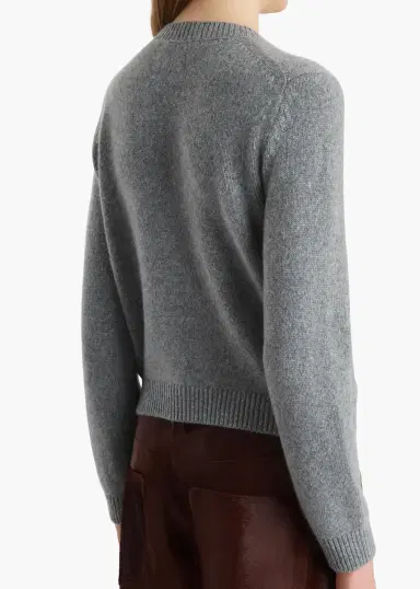 Khaite Leta Sweater In Fog | Thumbnail 6 Khaite Leta Sweater In Fog | Thumbnail 6