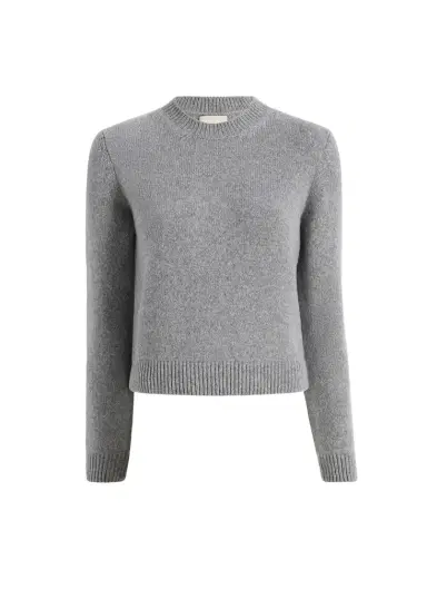 Khaite Leta Sweater In Fog | Thumbnail 1 Khaite Leta Sweater In Fog | Thumbnail 1