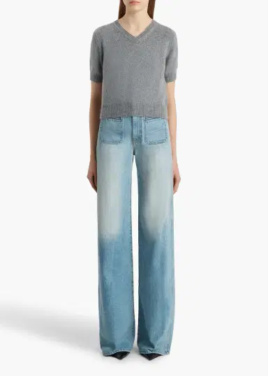 Khaite Jas Sweater In Fog | Thumbnail 2 Khaite Jas Sweater In Fog | Thumbnail 2