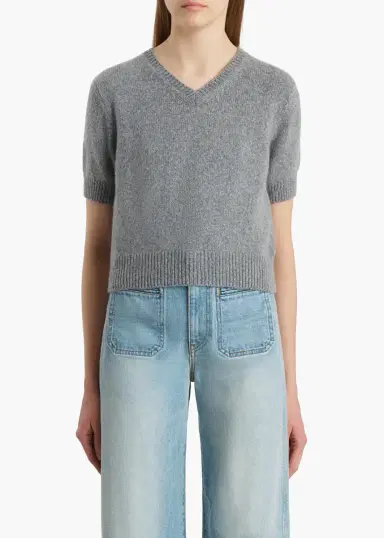 Khaite Jas Sweater In Fog | Thumbnail 3 Khaite Jas Sweater In Fog | Thumbnail 3