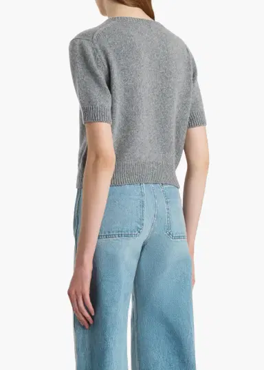 Khaite Jas Sweater In Fog | Thumbnail 4 Khaite Jas Sweater In Fog | Thumbnail 4
