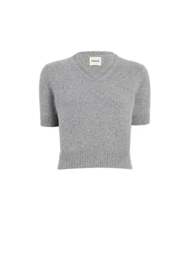 Khaite Jas Sweater In Fog | Thumbnail 1 Khaite Jas Sweater In Fog | Thumbnail 1