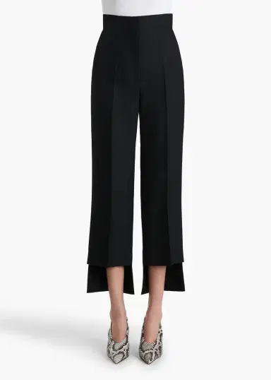 Khaite Rae Pant In Black Crepe | Thumbnail 3 Khaite Rae Pant In Black Crepe | Thumbnail 3